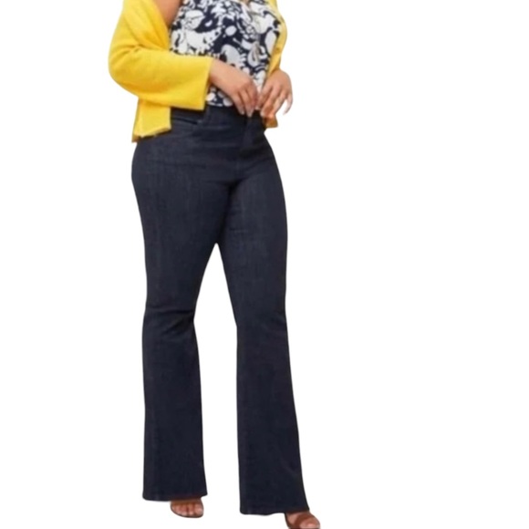 CAbi Denim - CABI Deep Sea Dark Wash Trouser Jeans Style 5691L Size 16